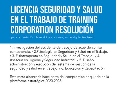 Licencia Seguridad en el trabajo